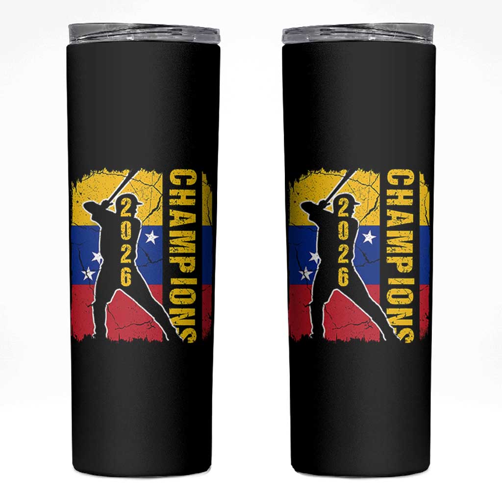 Venezuela 2026 Champions Skinny Tumbler Baseball Vinotinto Pride Gift