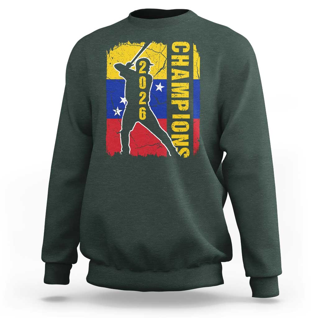 Venezuela 2026 Champions Sweatshirt Baseball Vinotinto Pride Gift