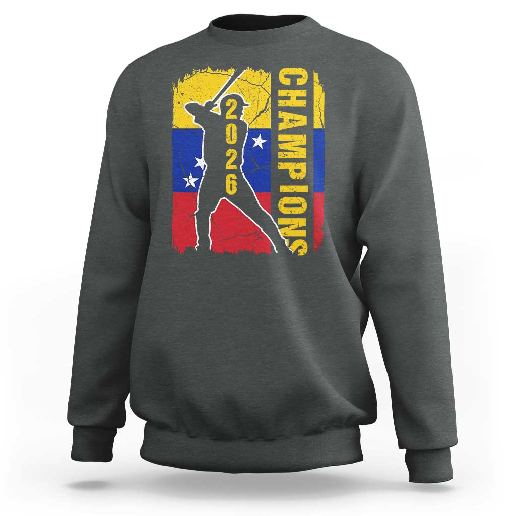 Venezuela 2026 Champions Sweatshirt Baseball Vinotinto Pride Gift