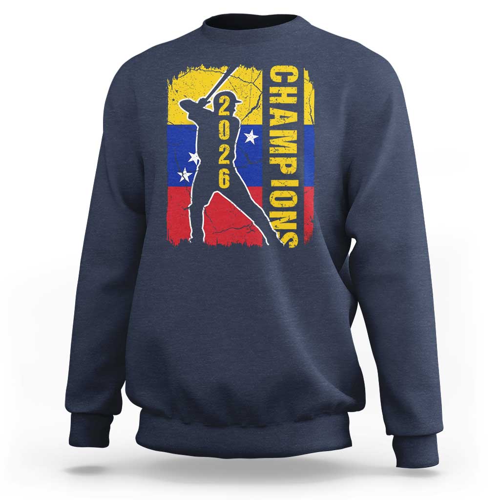 Venezuela 2026 Champions Sweatshirt Baseball Vinotinto Pride Gift