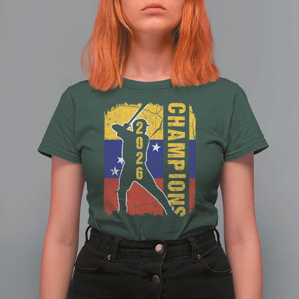 Venezuela 2026 Champions T Shirt For Women Baseball Vinotinto Pride Gift