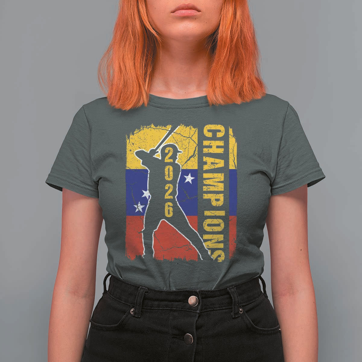 Venezuela 2026 Champions T Shirt For Women Baseball Vinotinto Pride Gift