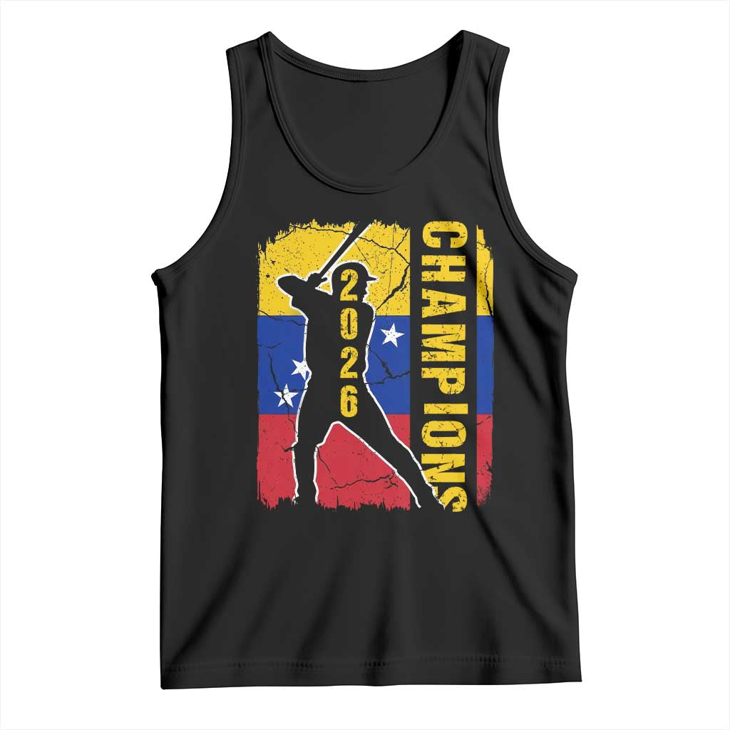 Venezuela 2026 Champions Tank Top Baseball Vinotinto Pride Gift