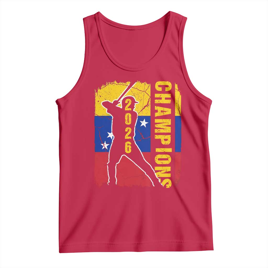 Venezuela 2026 Champions Tank Top Baseball Vinotinto Pride Gift