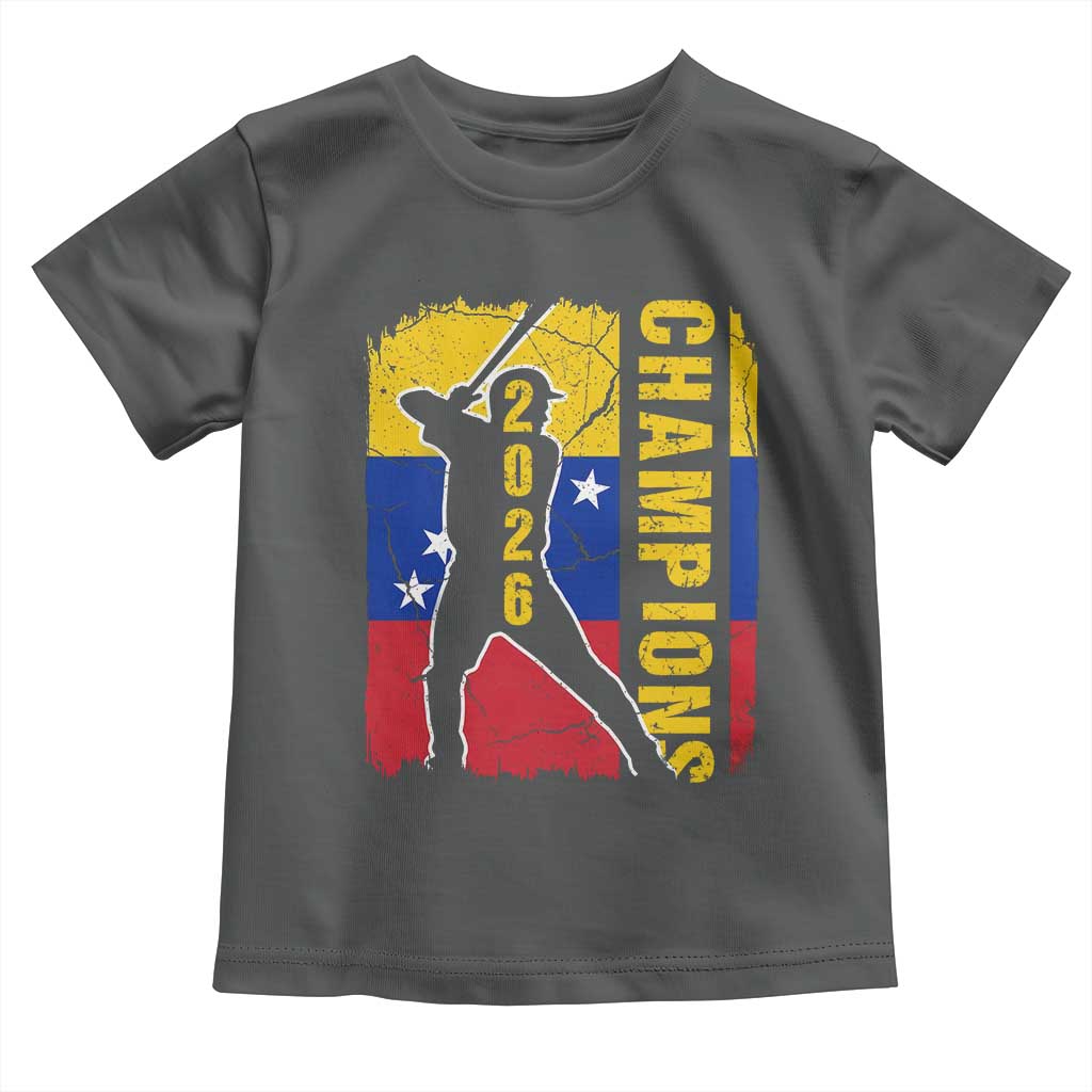 Venezuela 2026 Champions Toddler T Shirt Baseball Vinotinto Pride Gift
