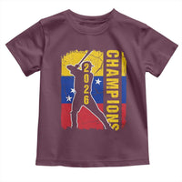 Venezuela 2026 Champions Toddler T Shirt Baseball Vinotinto Pride Gift