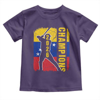 Venezuela 2026 Champions Toddler T Shirt Baseball Vinotinto Pride Gift