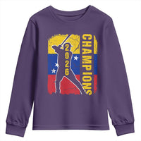 Venezuela 2026 Champions Youth Sweatshirt Baseball Vinotinto Pride Gift