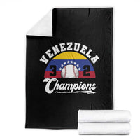 Venezuela 2026 Champions Throw Blanket Baseball Patriotic Pride