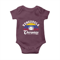 Venezuela 2026 Champions Baby Onesie Baseball Patriotic Pride