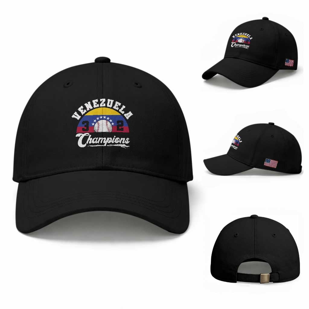 Venezuela 2026 Champions Baseball Cap Baseball Patriotic Pride