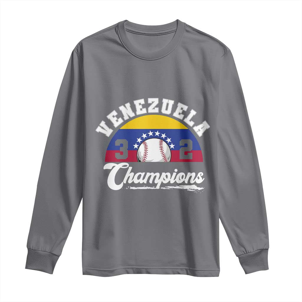 Venezuela 2026 Champions Long Sleeve Shirt Baseball Patriotic Pride