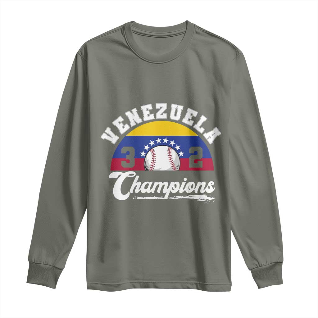Venezuela 2026 Champions Long Sleeve Shirt Baseball Patriotic Pride