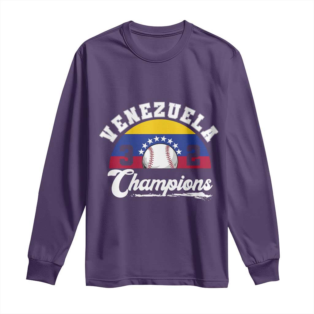 Venezuela 2026 Champions Long Sleeve Shirt Baseball Patriotic Pride