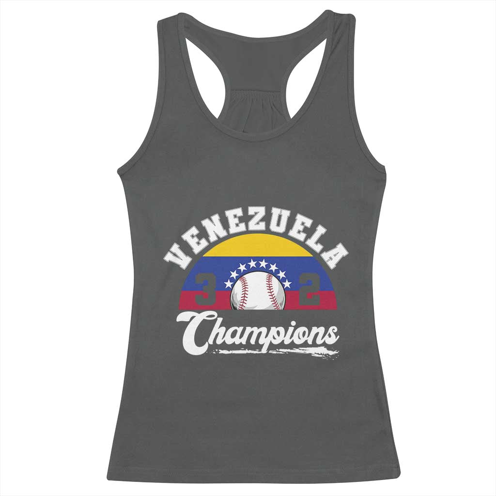 Venezuela 2026 Champions Racerback Tank Top Baseball Patriotic Pride