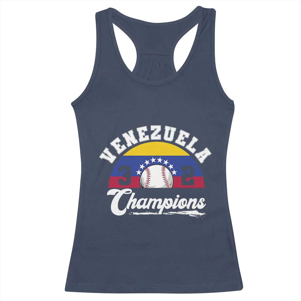 Venezuela 2026 Champions Racerback Tank Top Baseball Patriotic Pride