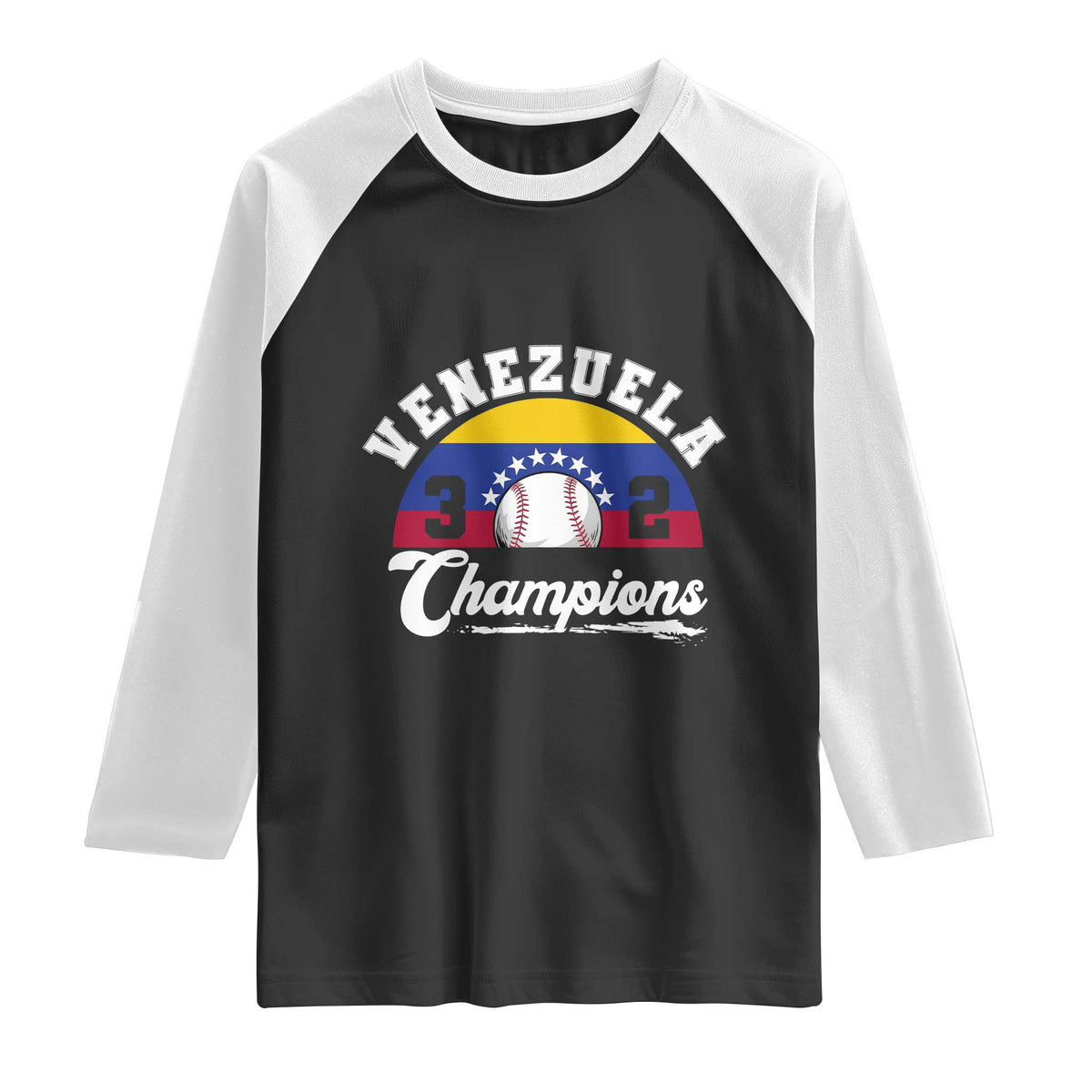 Venezuela 2026 Champions Raglan Shirt Baseball Patriotic Pride