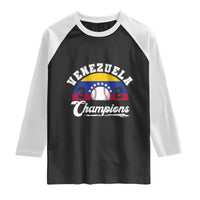 Venezuela 2026 Champions Raglan Shirt Baseball Patriotic Pride