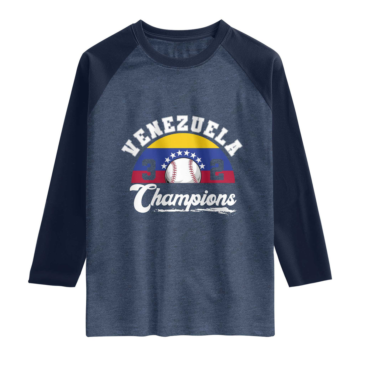 Venezuela 2026 Champions Raglan Shirt Baseball Patriotic Pride