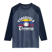 Venezuela 2026 Champions Raglan Shirt Baseball Patriotic Pride