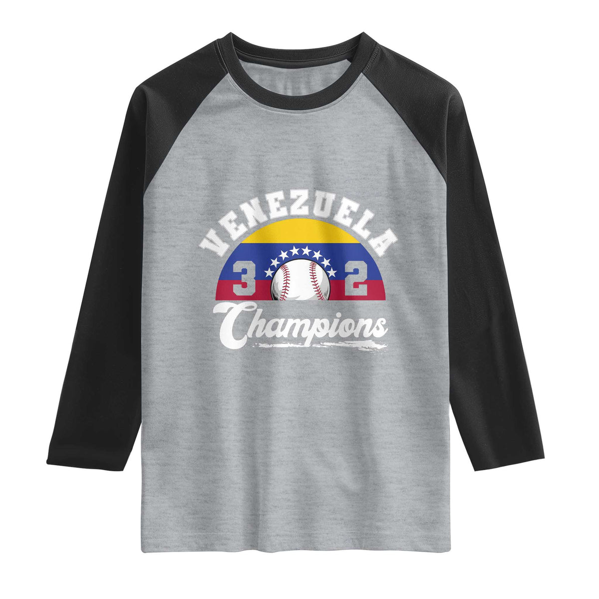 Venezuela 2026 Champions Raglan Shirt Baseball Patriotic Pride