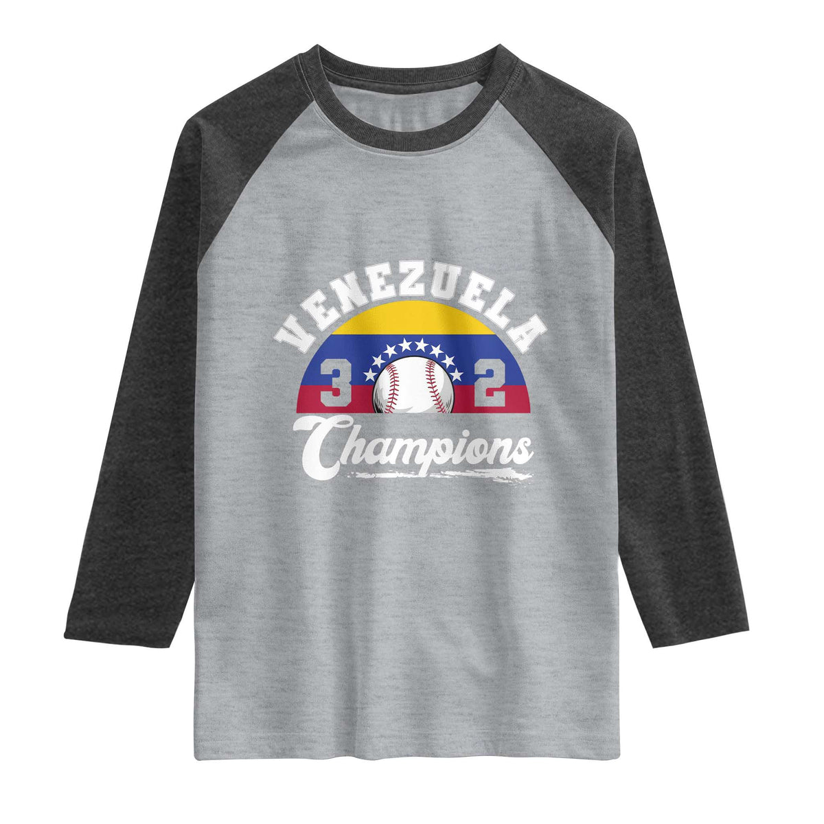 Venezuela 2026 Champions Raglan Shirt Baseball Patriotic Pride