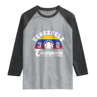 Venezuela 2026 Champions Raglan Shirt Baseball Patriotic Pride