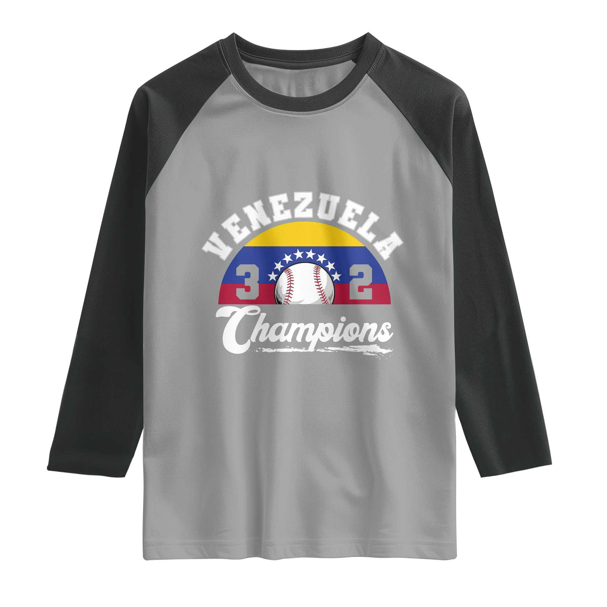 Venezuela 2026 Champions Raglan Shirt Baseball Patriotic Pride