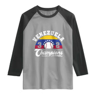 Venezuela 2026 Champions Raglan Shirt Baseball Patriotic Pride