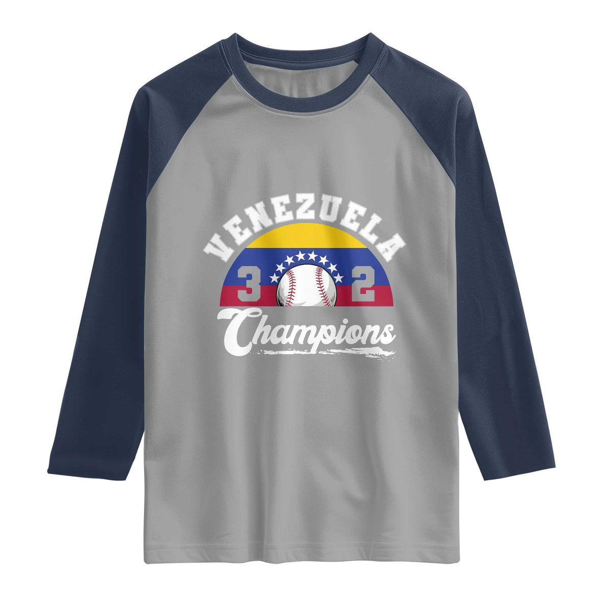 Venezuela 2026 Champions Raglan Shirt Baseball Patriotic Pride
