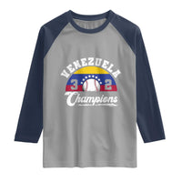 Venezuela 2026 Champions Raglan Shirt Baseball Patriotic Pride