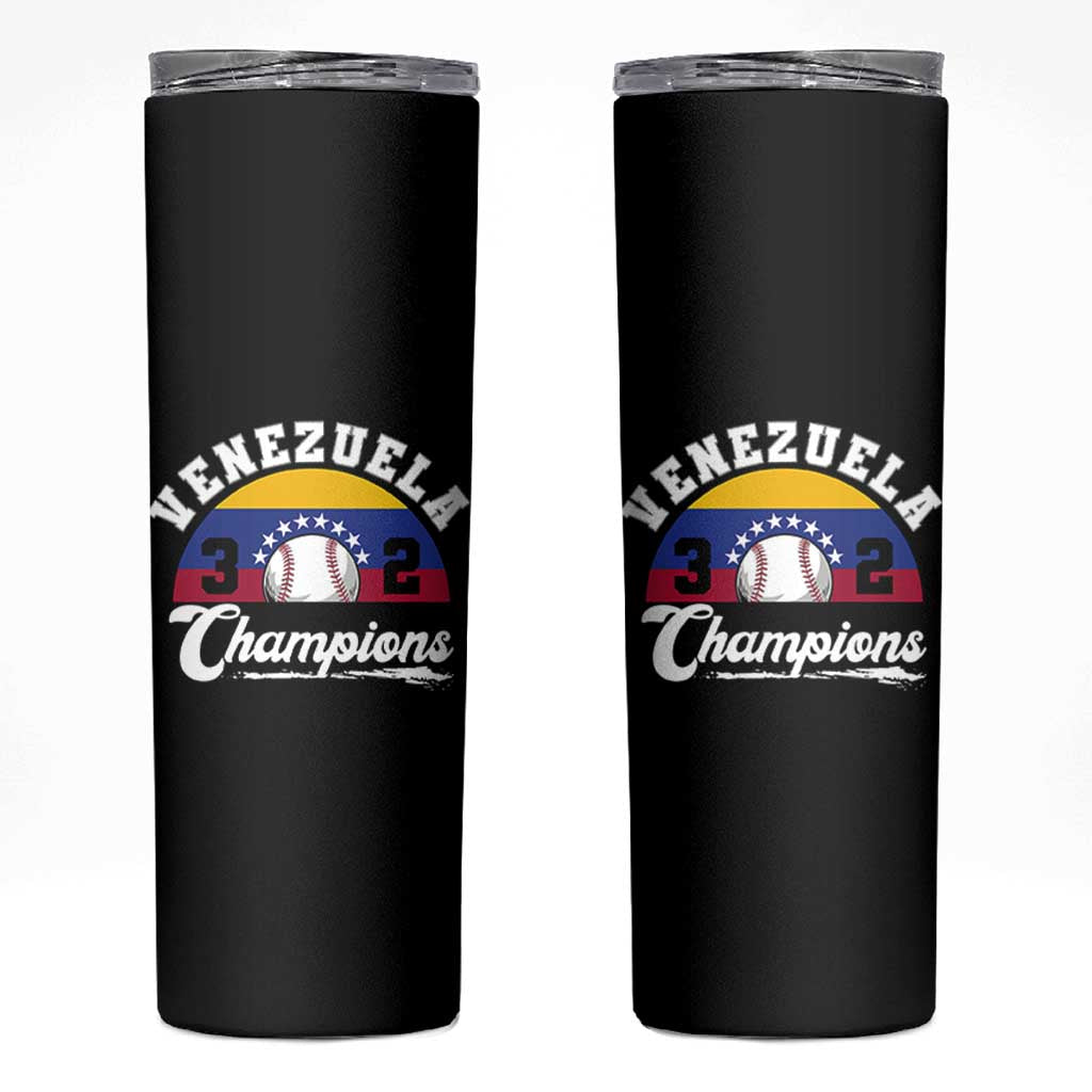 Venezuela 2026 Champions Skinny Tumbler Baseball Patriotic Pride