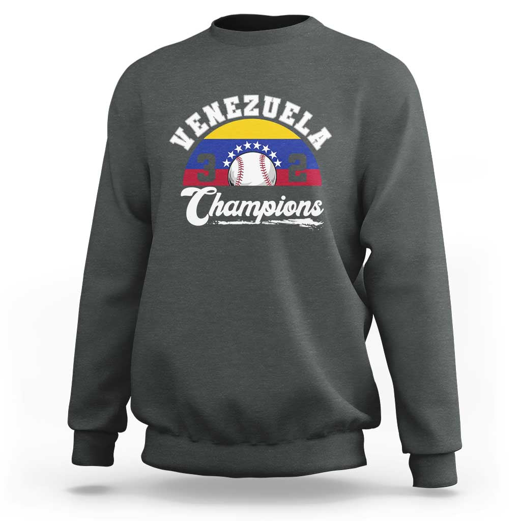 Venezuela 2026 Champions Sweatshirt Baseball Patriotic Pride
