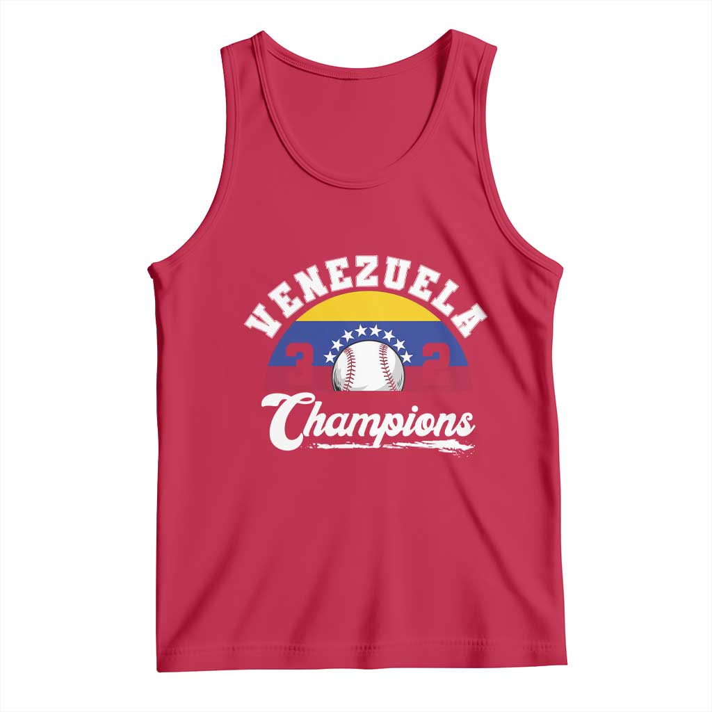 Venezuela 2026 Champions Tank Top Baseball Patriotic Pride