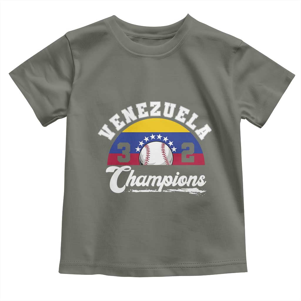 Venezuela 2026 Champions Toddler T Shirt Baseball Patriotic Pride