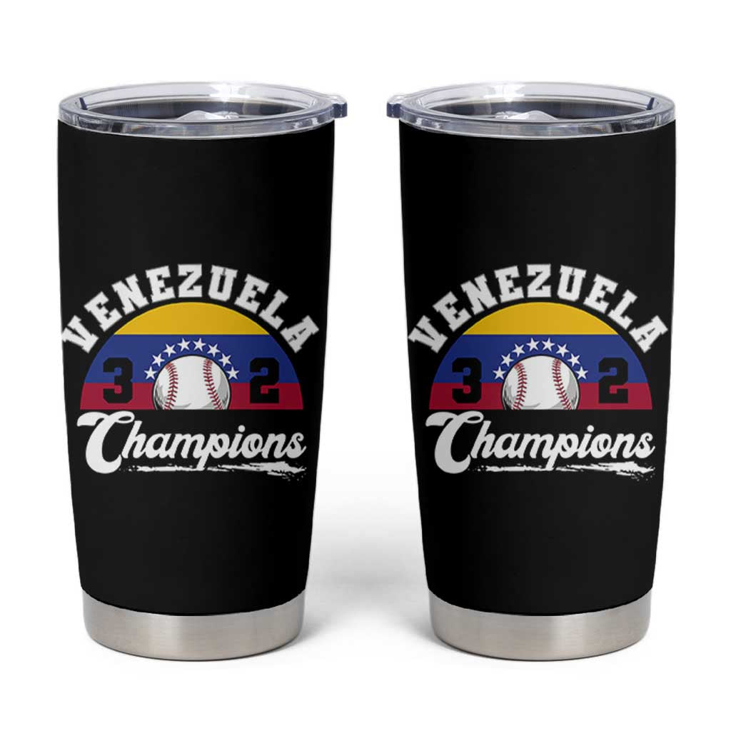 Venezuela 2026 Champions Tumbler Cup Baseball Patriotic Pride