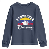 Venezuela 2026 Champions Youth Sweatshirt Baseball Patriotic Pride