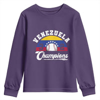 Venezuela 2026 Champions Youth Sweatshirt Baseball Patriotic Pride