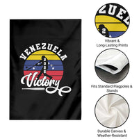 Venezuela 2026 Victory Baseball Garden Flag Retro Softball Player Gift