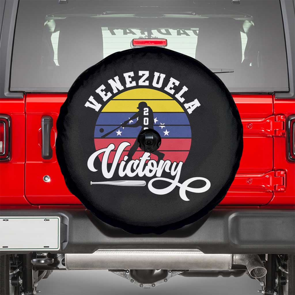 Venezuela 2026 Victory Baseball Spare Tire Cover Retro Softball Player Gift