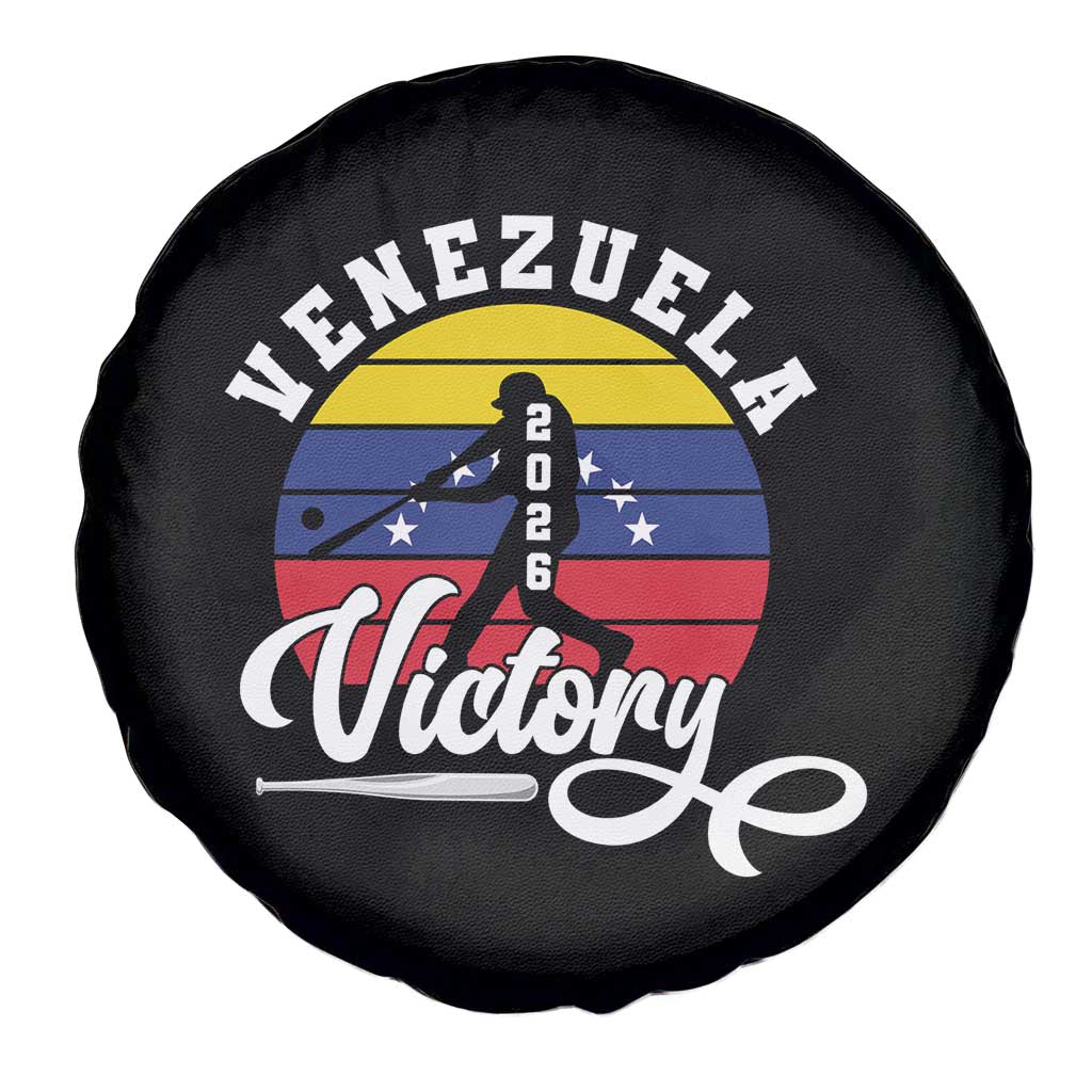 Venezuela 2026 Victory Baseball Spare Tire Cover Retro Softball Player Gift