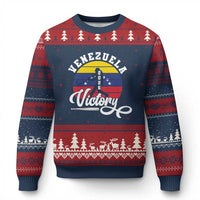 Venezuela 2026 Victory Baseball Ugly Christmas Sweater Retro Softball Player Gift
