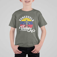 Venezuela 2026 Victory Baseball T Shirt For Kid Retro Softball Player Gift