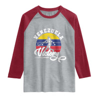 Venezuela 2026 Victory Baseball Raglan Shirt Retro Softball Player Gift