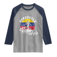 Venezuela 2026 Victory Baseball Raglan Shirt Retro Softball Player Gift