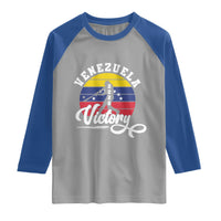 Venezuela 2026 Victory Baseball Raglan Shirt Retro Softball Player Gift