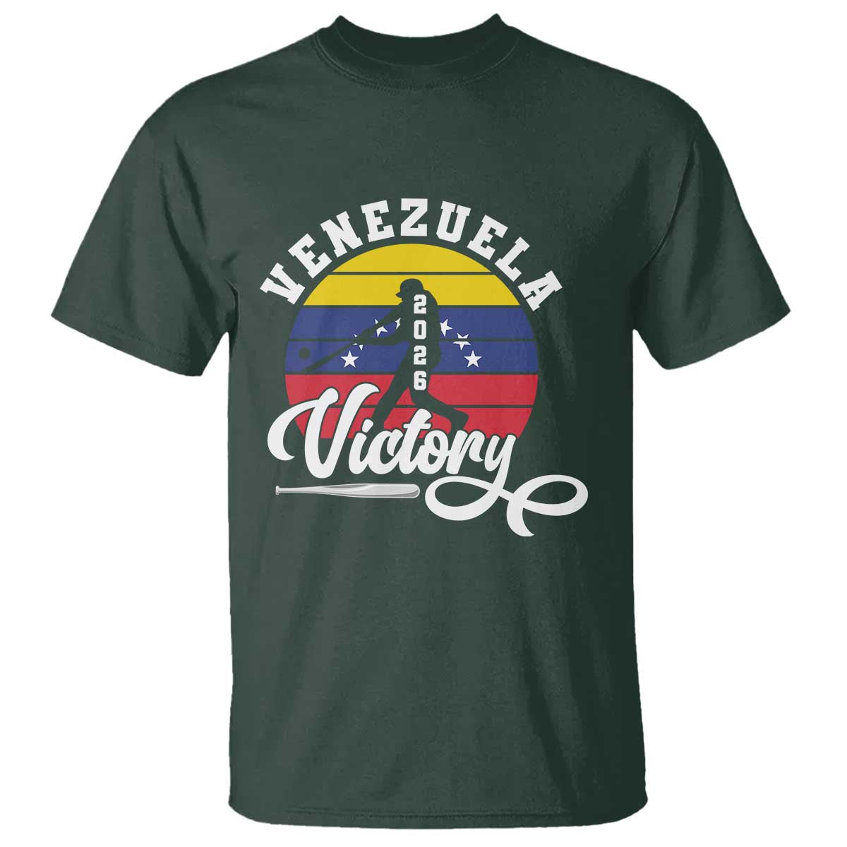 Venezuela 2026 Victory Baseball T Shirt Retro Softball Player Gift