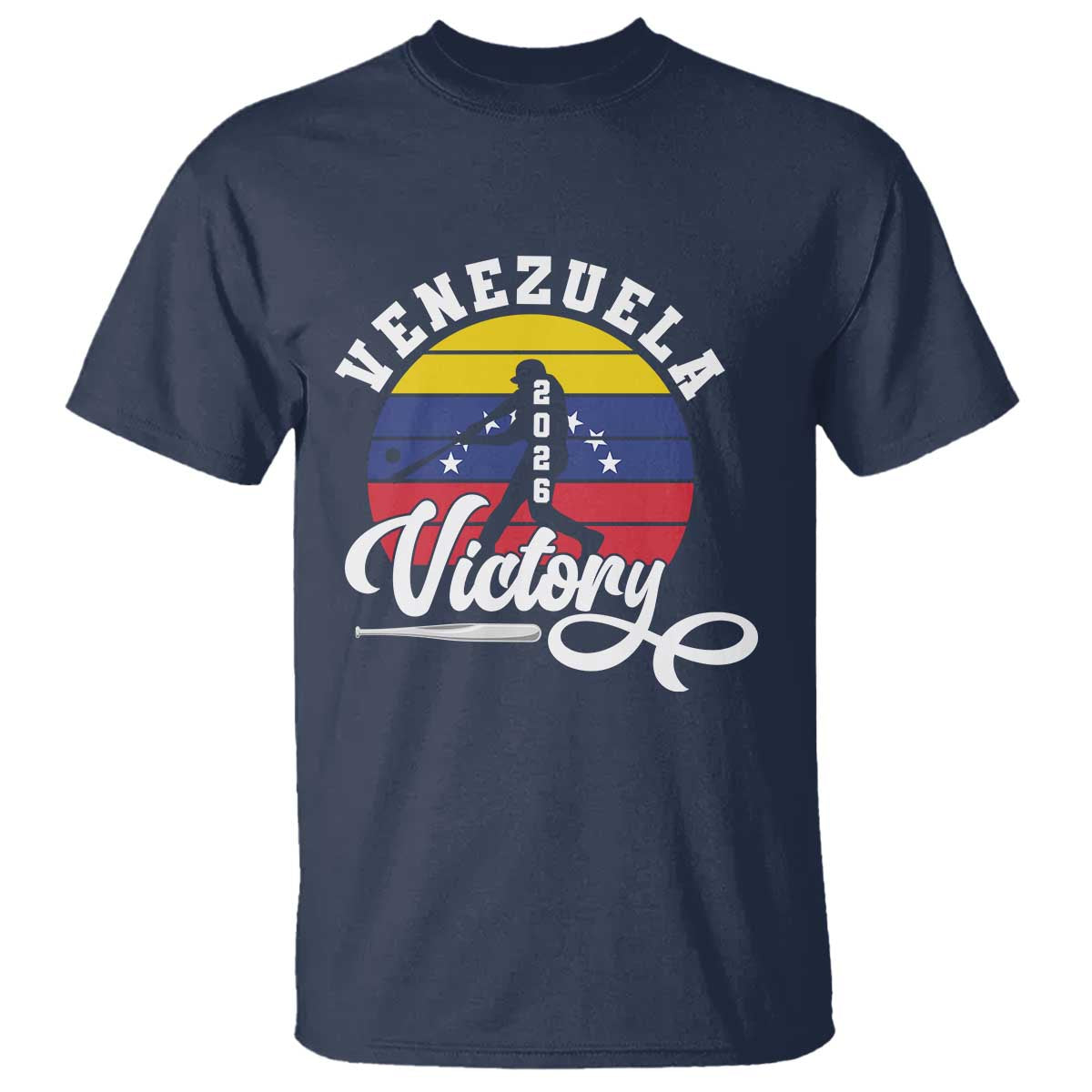 Venezuela 2026 Victory Baseball T Shirt Retro Softball Player Gift