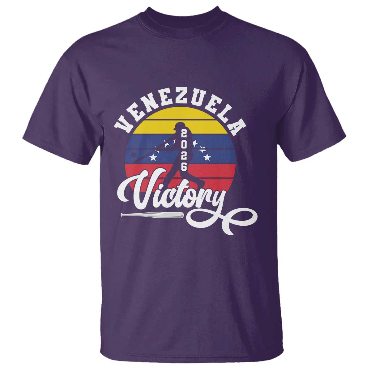 Venezuela 2026 Victory Baseball T Shirt Retro Softball Player Gift