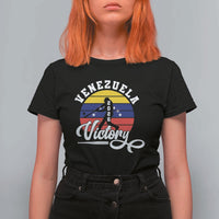 Venezuela 2026 Victory Baseball T Shirt For Women Retro Softball Player Gift